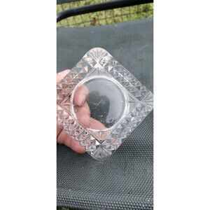 Vintage Lead Crystal Ashtray Lot – Cristal d’Arques France & Shannon Crystal Ire